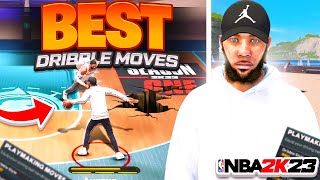 BEST DRIBBLE MOVES for ALL RATINGS (70-92+) on NBA 2K23! BEST SIGNATURE STYLES + PLAYMAKING BADGES!