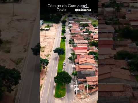 CORRÉGO DO OURO GOIÁS, PROJETO VISÃO AÉREA - VISTA GERAL DA CIDADE PARTE 01/04.