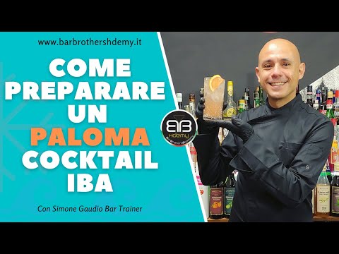 🍊 Come preparare CORRETTAMENTE il Paloma Cocktail IBA, ingredienti e dosi