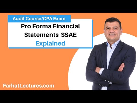 Pro forma financial statements SSAE Explained
