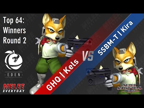 Eden - GHQ | Kels (Fox) vs. SSBM-T | Kira (Fox) - SSBM - Top 64, WR2
