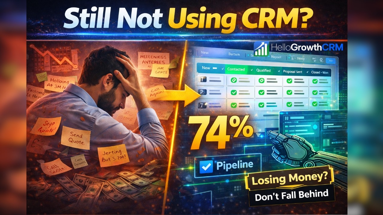 Watch: Why 74% of small businesses now use CRM — and what you lose without one