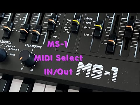 MS-1 MIDI select how to?