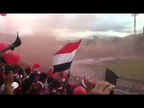 "Tifo de la barra del Caracas FC vs Zamora" Barra: Los Demonios Rojos • Club: Caracas