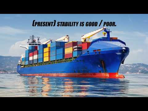 TRIM, LIST AND STABILITY | SMCP | MARITIME ENGLISH