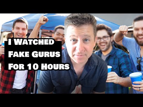 I Watched Fake Gurus For 10 Hours Straight!