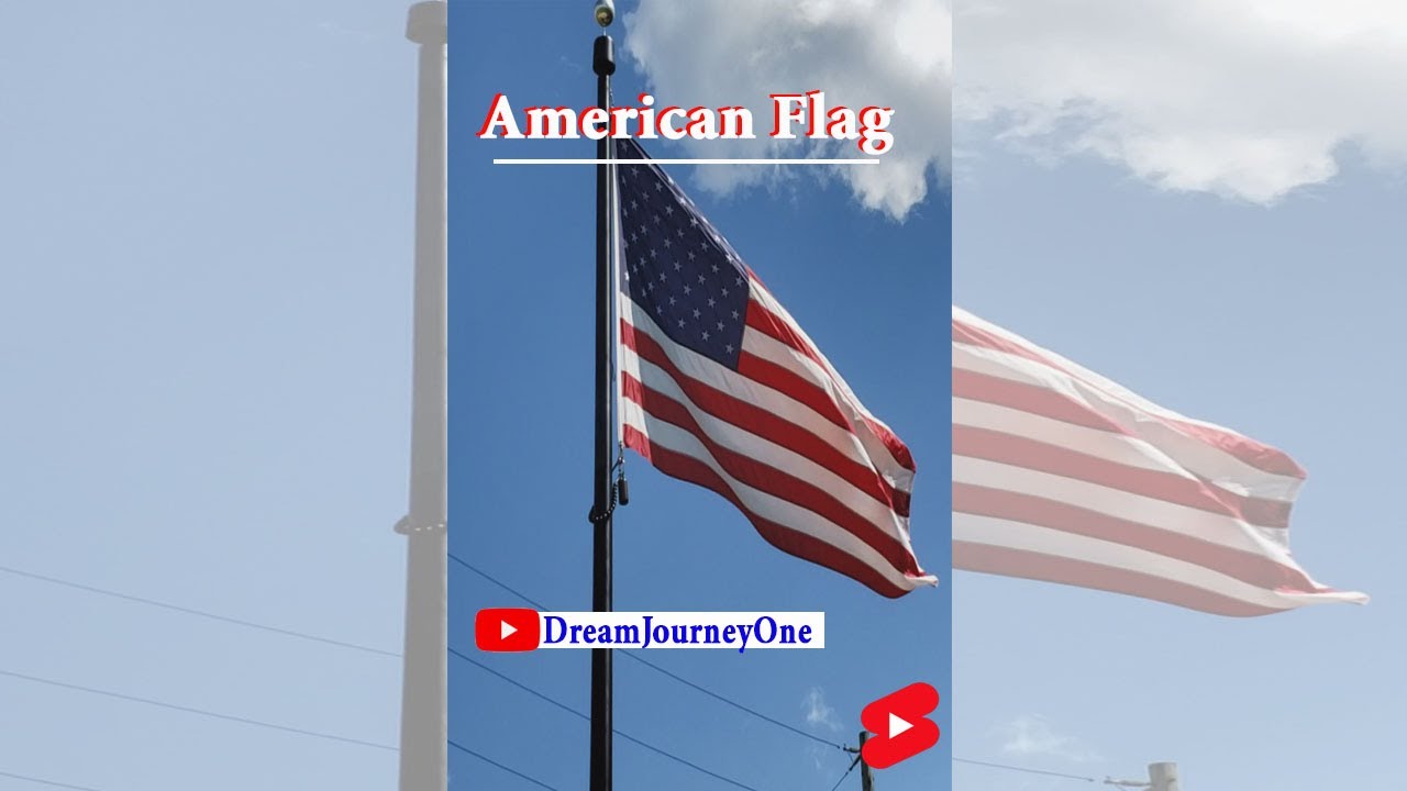USA Flag Waving #shorts