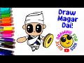 How to draw Magar Dai | Simple and easy to follow #nepal #Culture #indigenous #ethnicwear