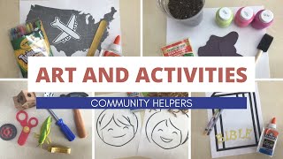 COMMUNITY HELPERS Art and Activity Ideas - ALL Vid