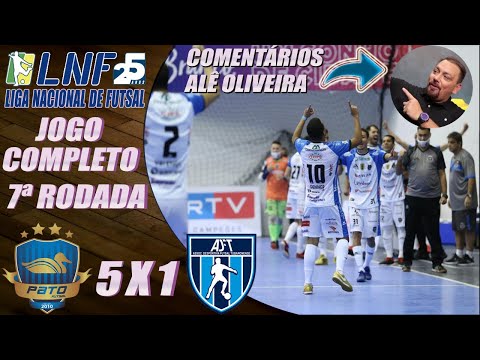 JOGO COMPLETO Pato 5x1 Tubarão | 7ª Rodada | LNF 2020 (17/09/2020)