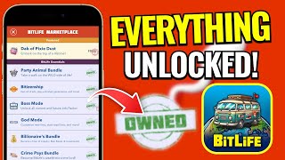 Bitlife Hack/Mod (iOS Android) - How to Unlock EVERYTHING in Bitlife🔓 (Bundles, Packs etc.)