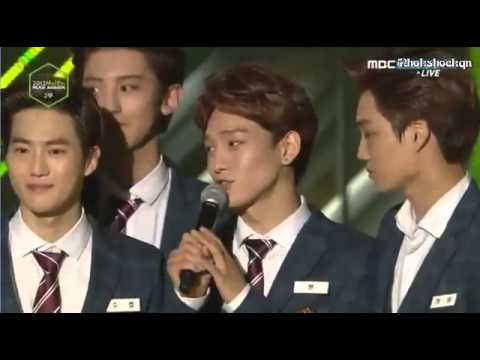 [ENGSUB]131114 Melon Music Awards "Netizen Choice" Category : EXO Winning Speech