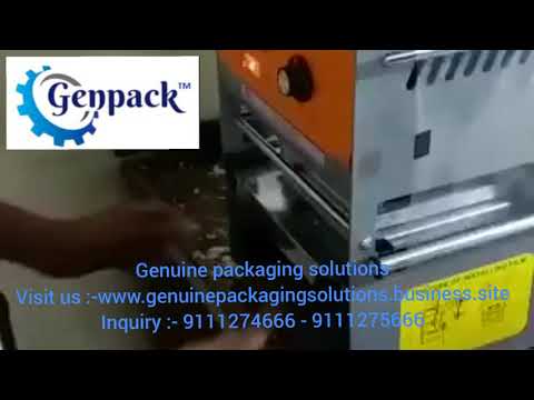 BISCUIT/KHARI/ COOKIES PACKING MACHINE / SOAN PAPDI PACKING MACHINE , TRAY SEALER MACHINE