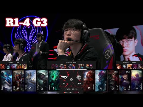 CFO vs T1 - Game 3 | Round 1 LoL MSI 2025 Main Stage | CTBC Flying Oyster vs T1 G3 full
