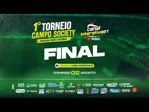 🔴​ FINAL | PARATUDO X RESENHA FC | 1º TORNEIO CAMPO SOCIETY CHÁCARA SANTO ANTÔNIO #CabeceirasGO