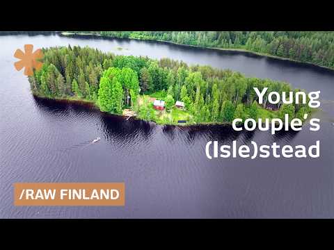 Couple builds fulfilling life & homestead on abandoned Nordic island