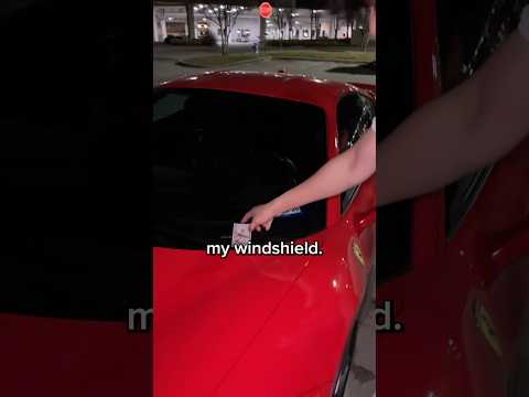 Why you should never touch a $100 bill on your winshield