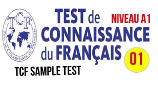 TCF blanc - Test de connaissance du français A1 - Video 1