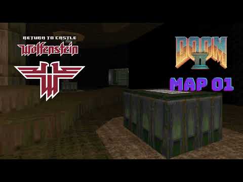 Return to castle Wolfenstein // Doom 2 MAP01 // Gameplay
