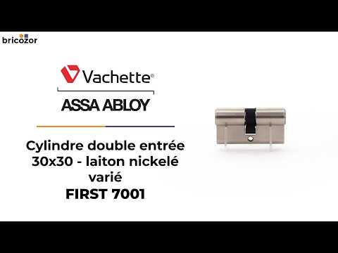 Cylindre FIRST 7001 varié, laiton nickelé VACHETTE