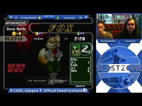 Blastzone Biweekly #39 SSBM - Graeme (Marth/Falco) vs TimeMuffinPHD (Fox) - Grand Finals