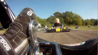 preview picture of video 'Course de Kart, Categorie Super, a Teygat - Nontron (24) 02/10/2011'