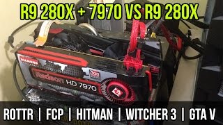 R9 280X + 7970 Crossfire vs R9 280X FPS Test 5 Old/New Games Tested [2016]