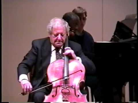 George Neikrug - Brahms Sonata in E minor for cello