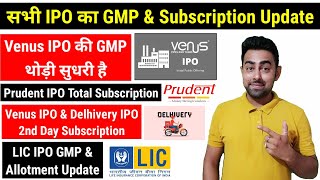 All IPO GMP & Subscription Update | LIC IPO Allotment Today | Jayesh Khatri