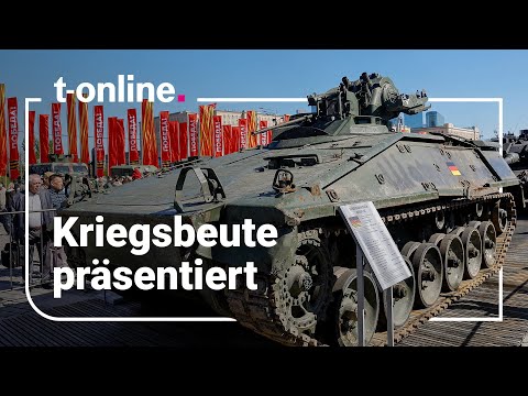 Russland: Erbeutete Panzer ausgestellt – auch deutscher Leopard darunter