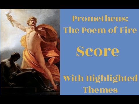 Prometheus: The Poem of Fire (Score With Highlighted Themes)
