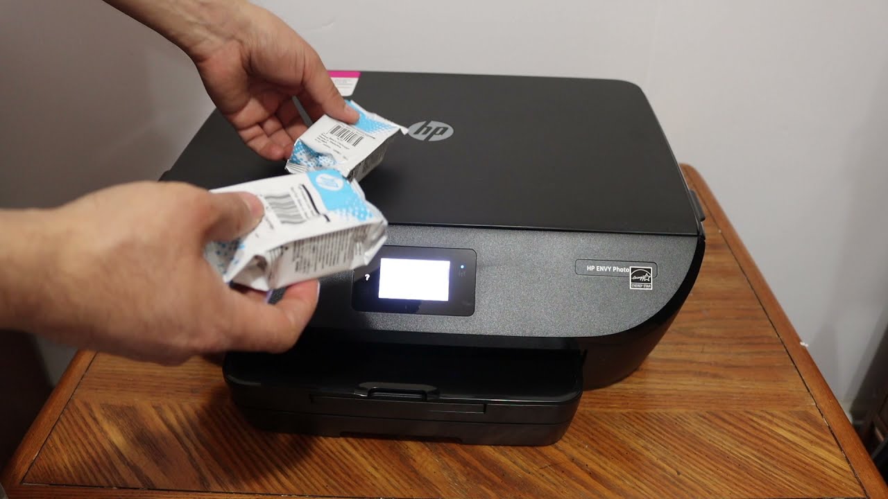How To Install Setup Ink Cartridges in Your HP Envy Photo 6200 Series Printer 
