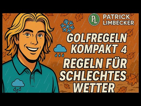 Golf rules for bad weather - compact ⛳️ ❄️🌧️🍂 (Special Edition) #golfrules #wintergolf