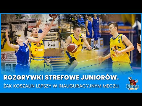 Rozgrywki strefowe juniorów. Żak Koszalin lepszy w inauguracyjnym meczu.