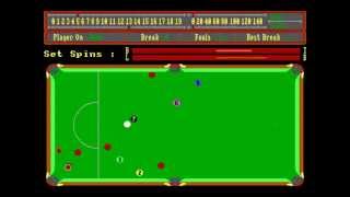 Alex Higgins' World Snooker for DOS