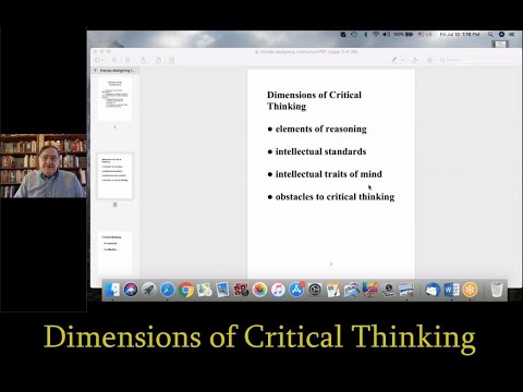 Dimensions of Critical Thinking & Problematic Instructional Models