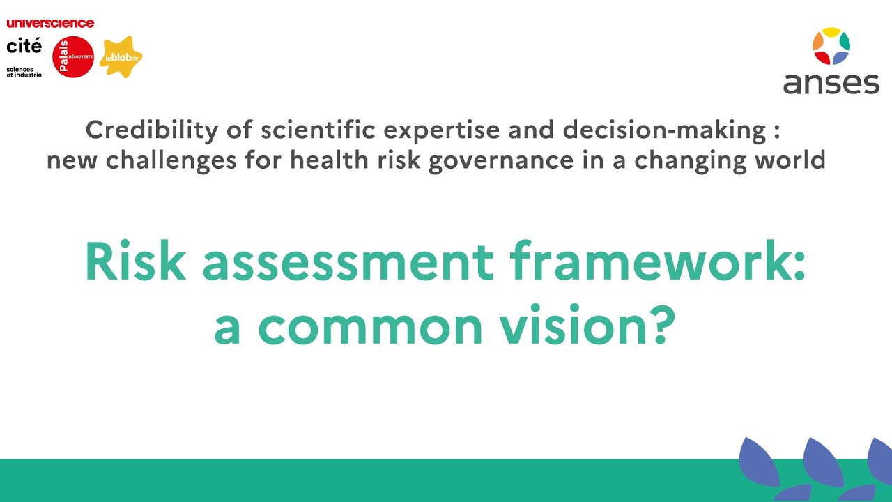 Risk assessment framework : a common vision ?