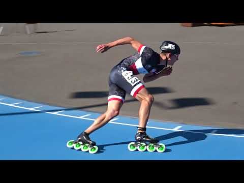 300m Mateusz Kania (European Championships Inline Skating 2018)