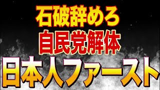 【石破辞めろ】自民党解体デモ来ました！日本人ファーストの政治をしてほしい！！