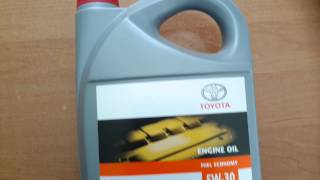 Toyota Fuel Economy 5W-30 5л - відео 1