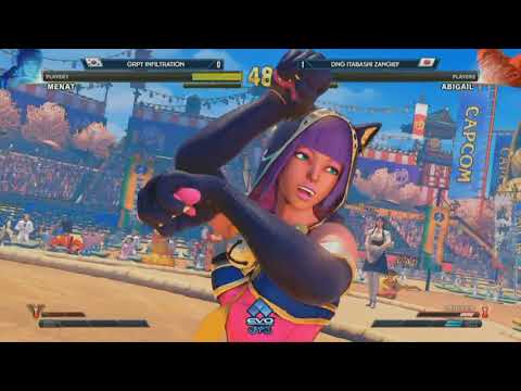 EVO JAPAN 2018 SFV:AE GRPT|INFILTRATION(Menat) vs DNG|Itabashi Zangief(Abigail)