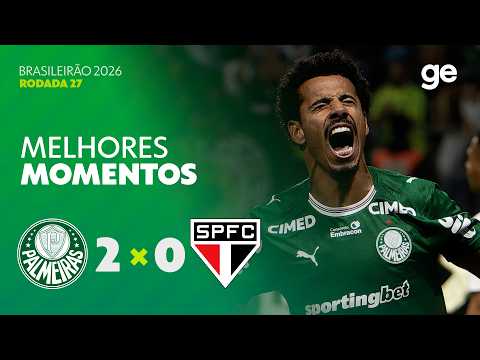Gols e melhores lances de Palmeiras x São Paulo