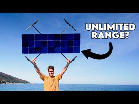 I Built a Solar Powered Drone and it WORKS!