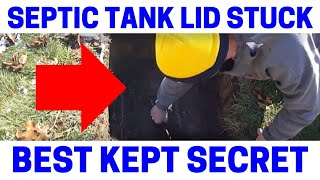 NEVER Remove Septic Tank Lids Until Watching This!