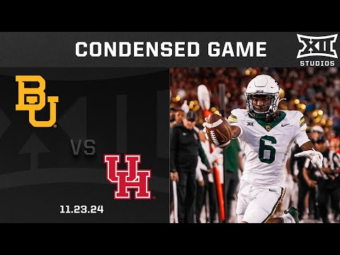 Baylor vs. Houston Condensed Game | 2024 Big 12 Football