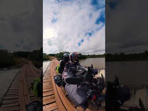 Ponte Sobre Rio Salto Correntes #santacatarina #moto #viagem