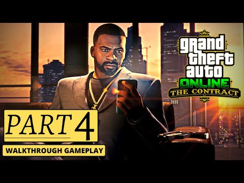 #GTA5 GTA 5 ONLINE The Contract DLC Gameplay Walkthrough Part 4 No Commentary