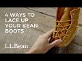 4 Unique Ways To Lace Your Bean Boots