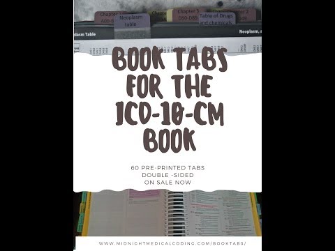 Tabs For The ICD-10-CM Book