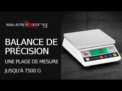 Vidéo - Balance de précision - 7.500g / 0.1g